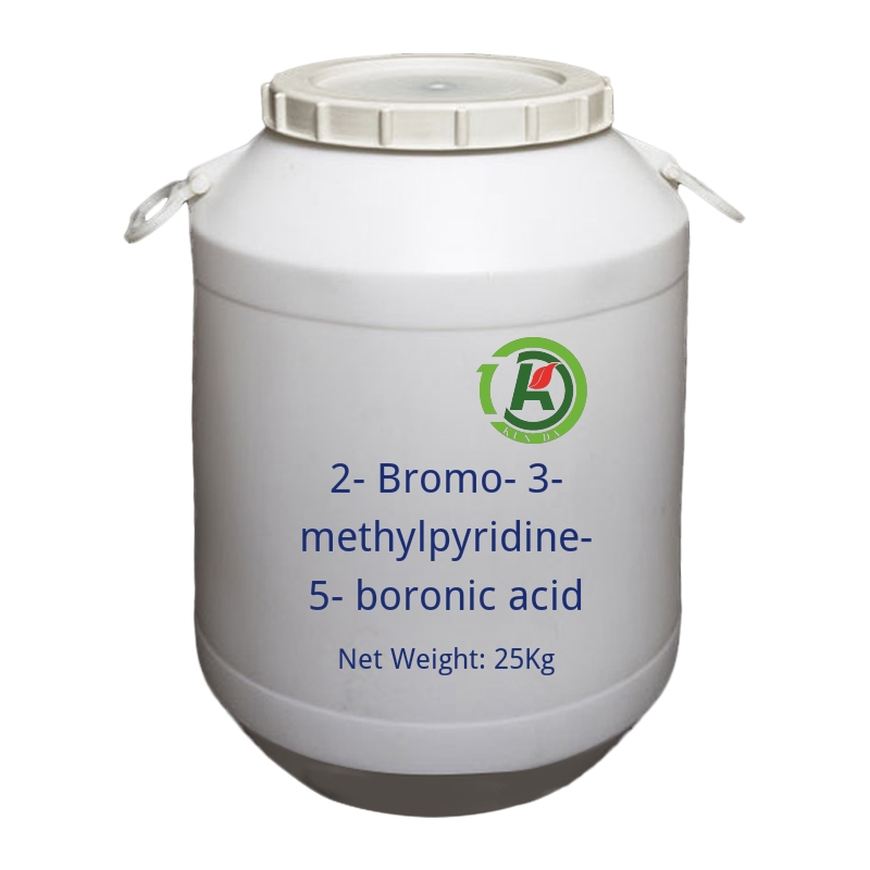 2-Bromo-3-methylpyridine-5-boronic acid-cas-N